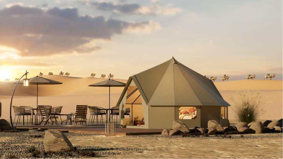 定日县露营酒店帐篷厂家